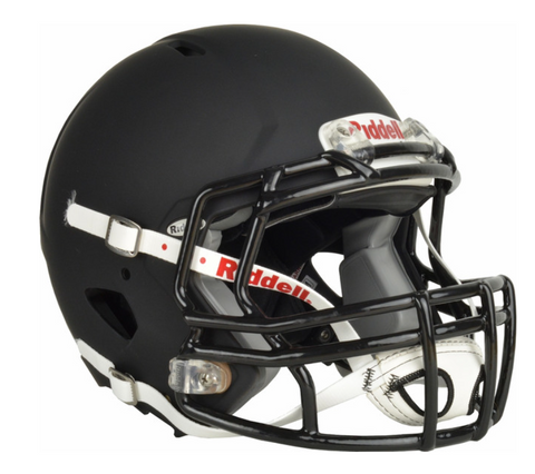 NEW Riddell Victor-I Football Helmet with Attached Facemask - Matte Black - Vikn Sports