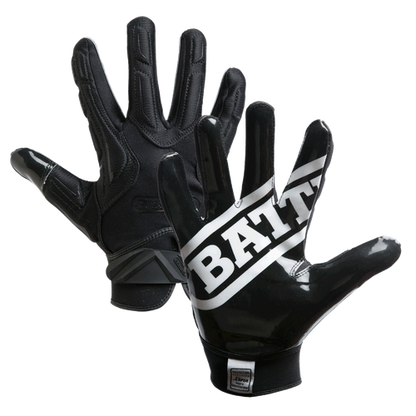 Battle Hybrid Black Youth Football Gloves - Vikn Sports