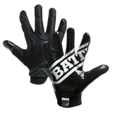 Battle Hybrid Black Youth Football Gloves - Vikn Sports