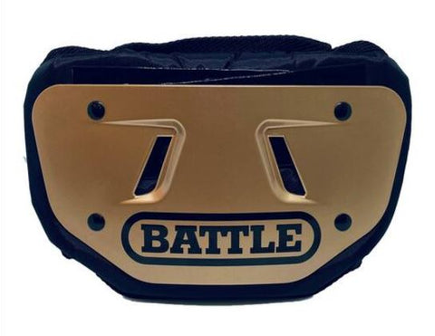 Battle Copper Football Back Plate - Youth