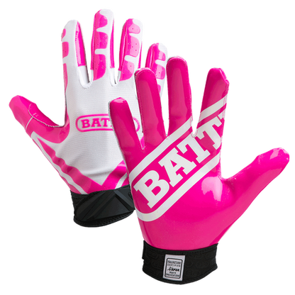 Battle Ultra-Stick Youth Football Receiver Gloves - Team Options - Vikn Sports