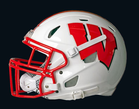 Light Helmets Ls2-cv - Varsity Football Helmet (White, Large)