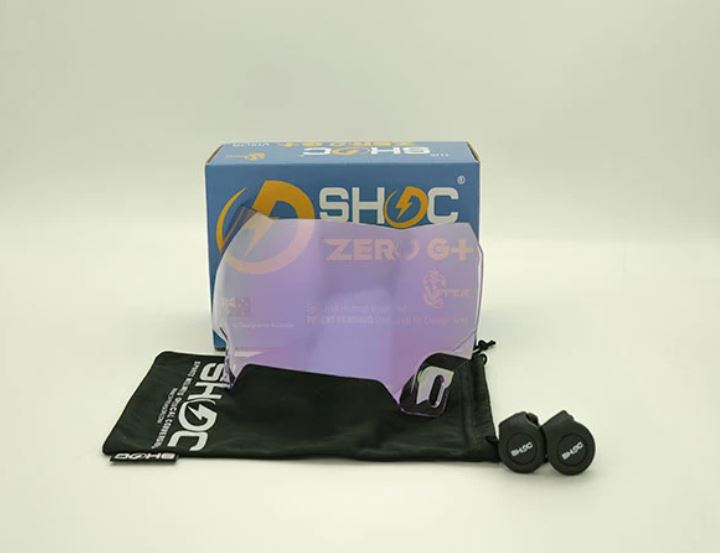 SHOC Zero-G PLUS Football Visor | Clear Mirror Spectrum