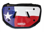 Battle Chrome Texas Flag Football Back Plate - Youth