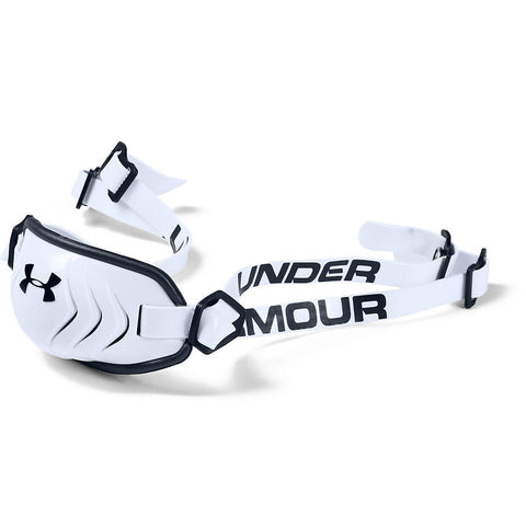 Under Armour White Youth Hard Chin Strap